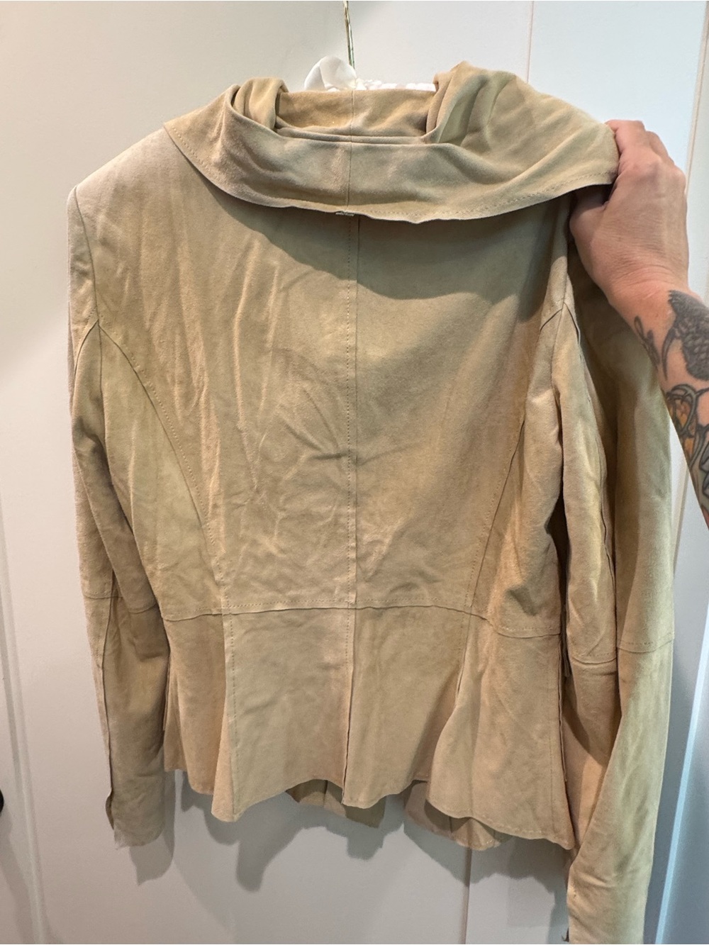 St John lightweight suede jacket 8 - Picture 5 of 6